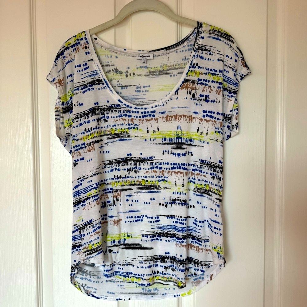 SPLENDID U-NECK T-SHIRT Sz S